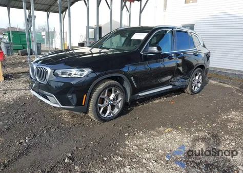 2022 BMW X3 xDrive30I from USA, damaged, VIN 5UX53DP03N9K67340